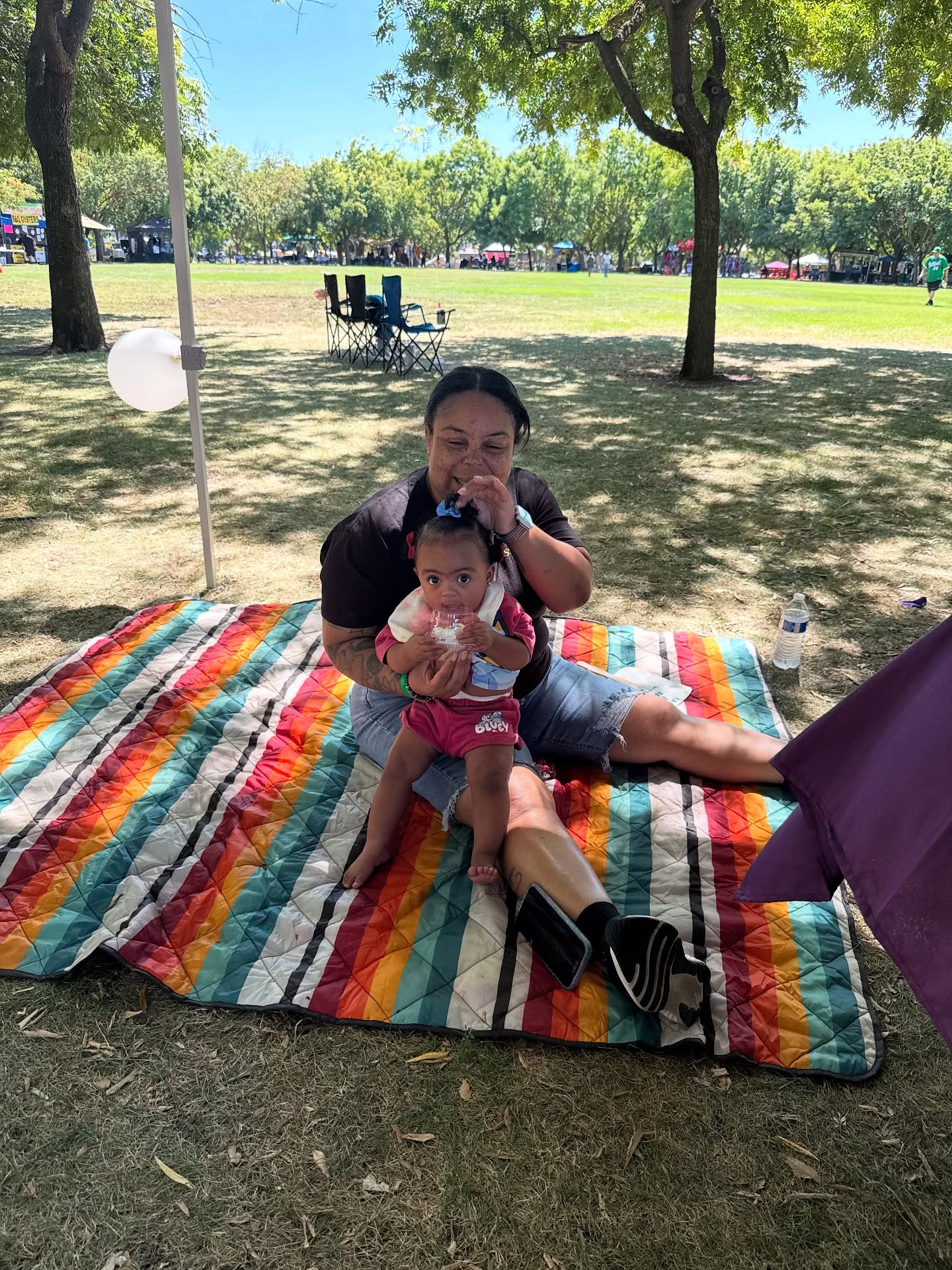 Staff and contractors at work